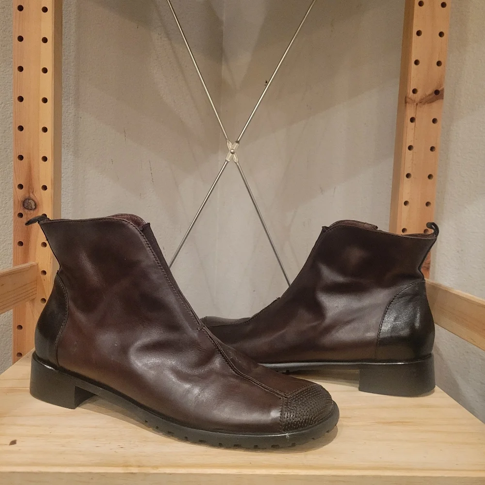 Maggie's Shoes Made in Italy Leather Boots 39 - Picture 1 of 9